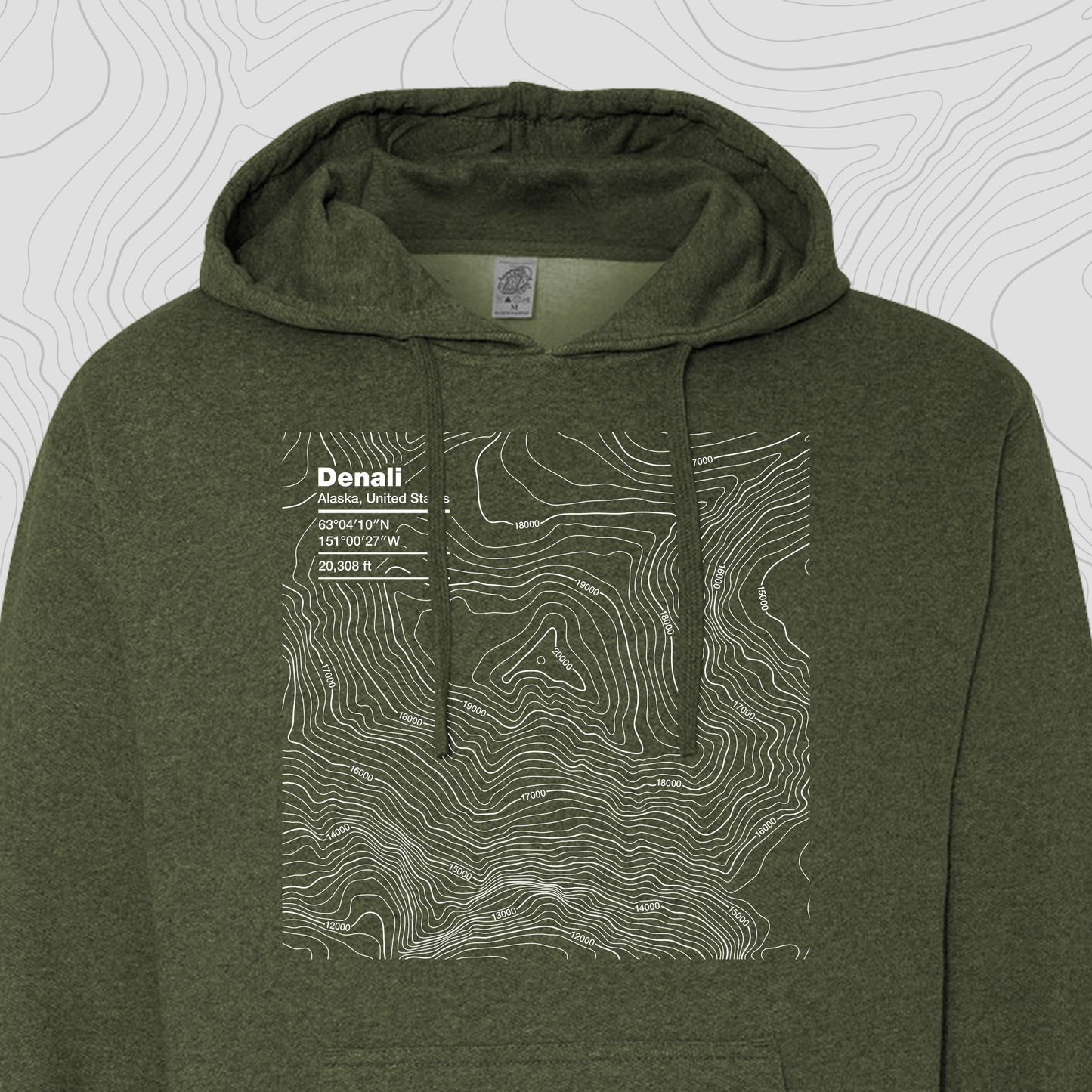 Denali, Alaska - Hooded Sweatshirt