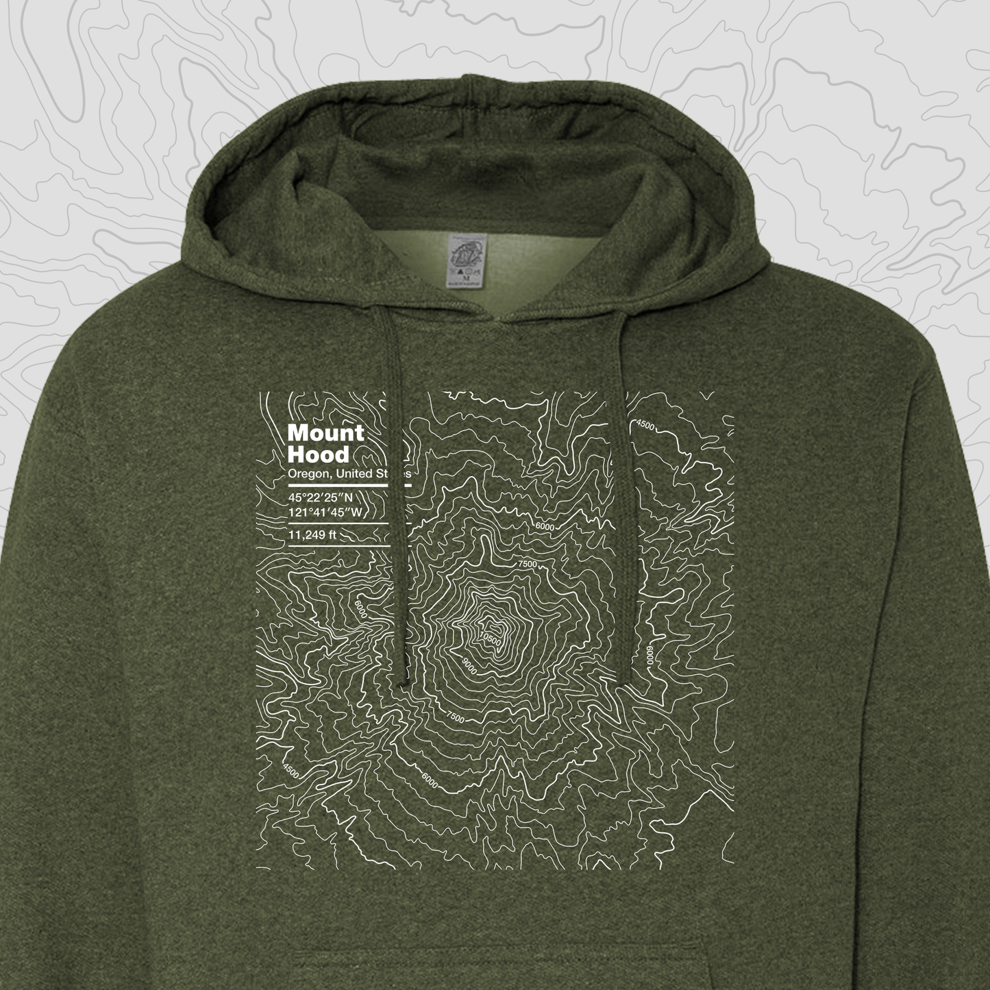 Mount Hood, Oregon - Hooded Sweatshirt