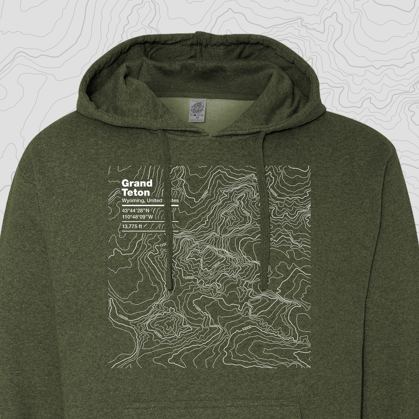 Grand Teton, Wyoming - Hooded Sweatshirt