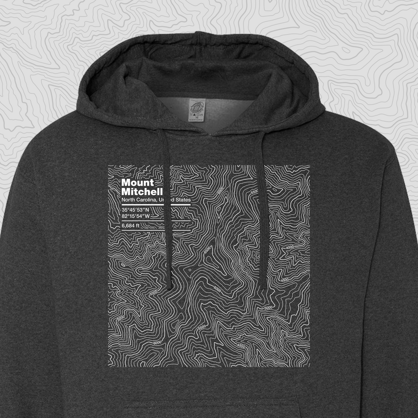 Mount Mitchell, North Carolina - Hooded Sweatshirt