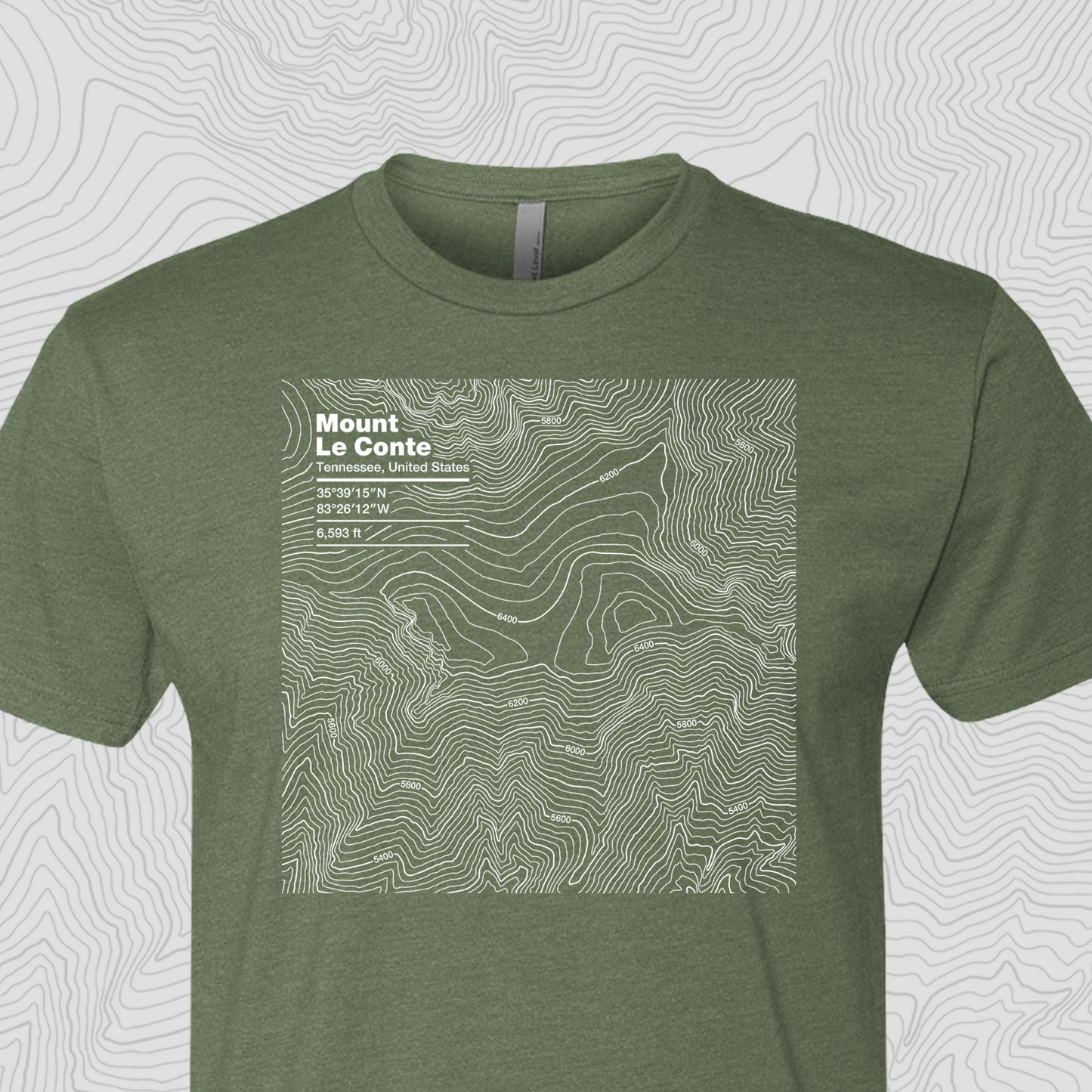 Mount Le Conte, Tennessee - Unisex Tee