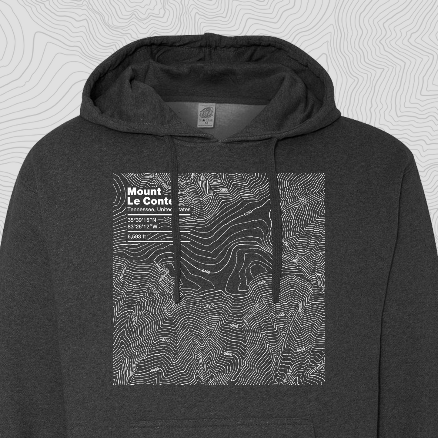Mount Le Conte, Tennessee - Hooded Sweatshirt