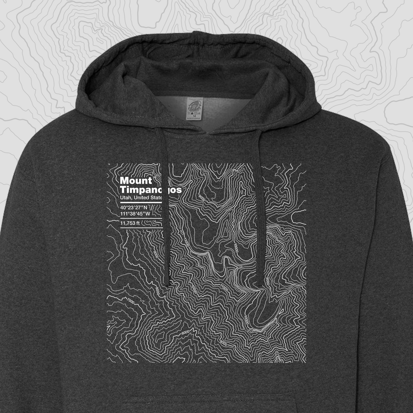 Mount Timpanogos, Utah - Hooded Sweatshirt