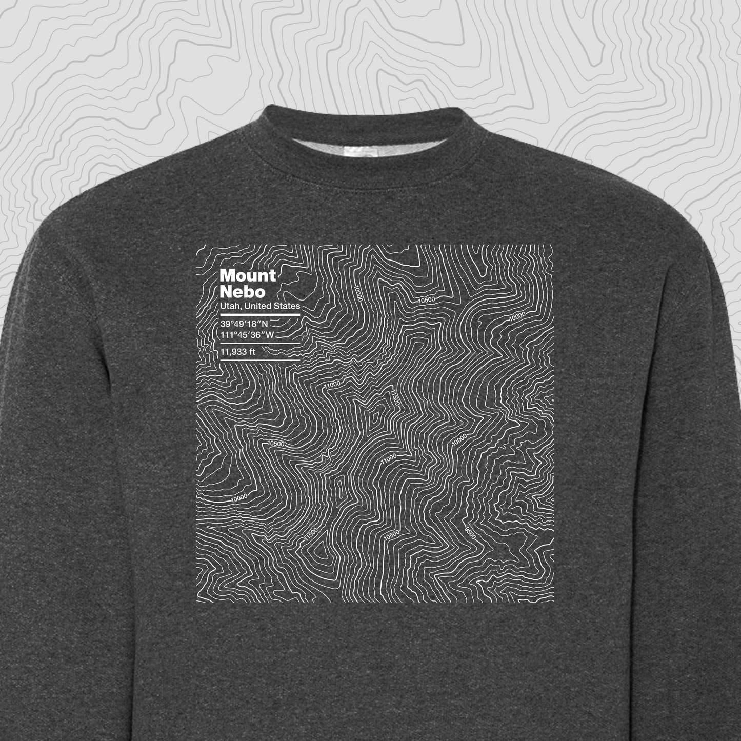 Mount Nebo, Utah - Crewneck Sweatshirt