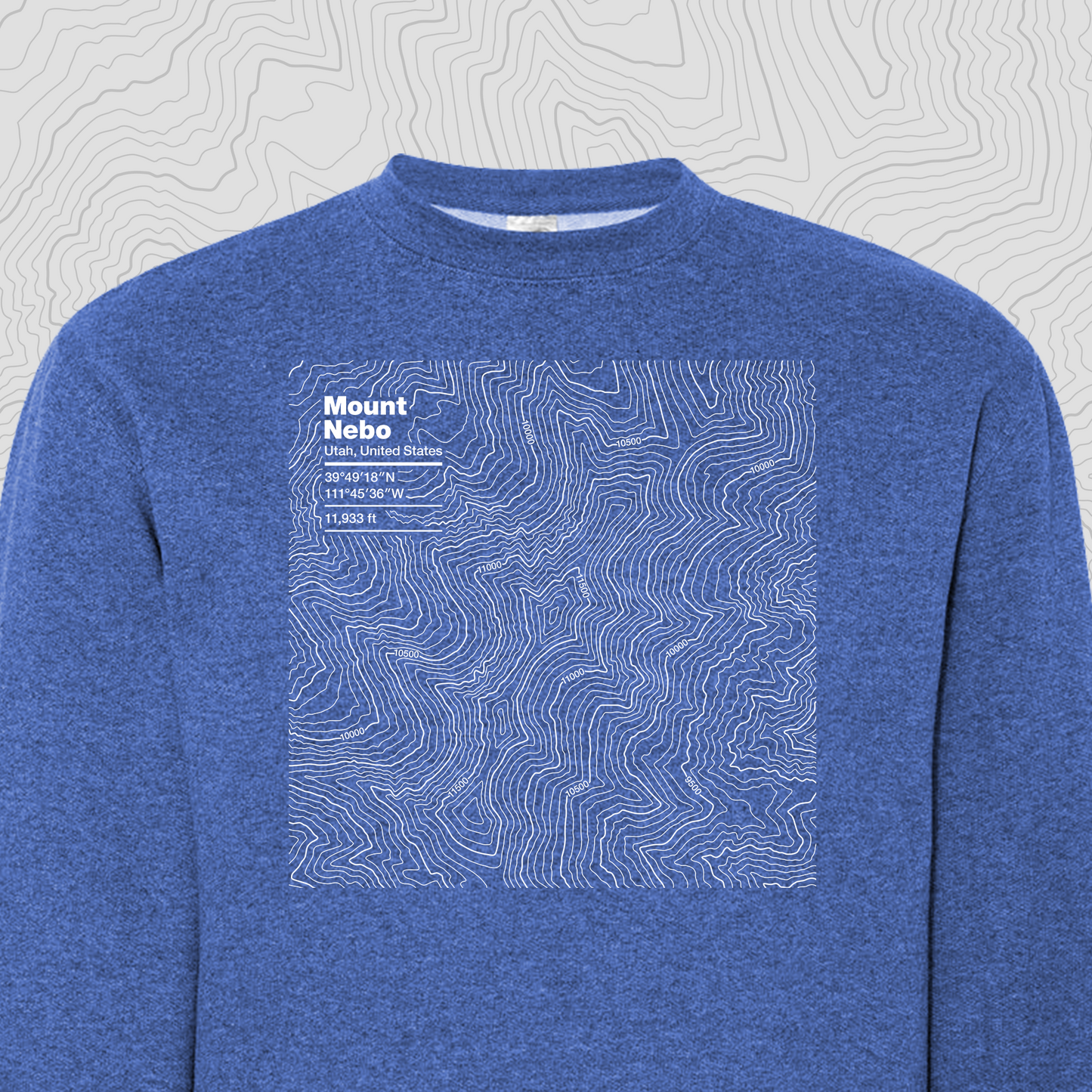Mount Nebo, Utah - Crewneck Sweatshirt