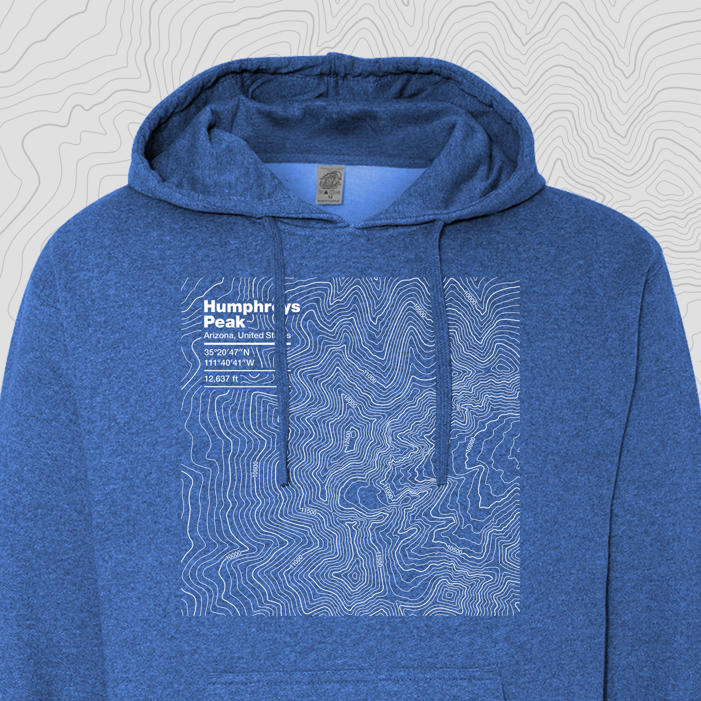 Humphreys Peak, Arizona - Hooded Sweatshirt