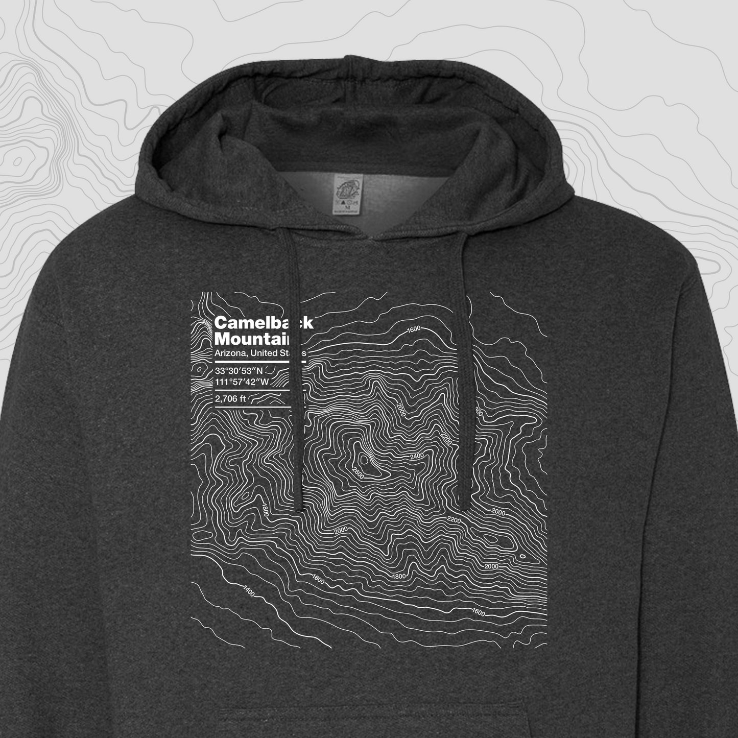 Camelback Mountain, Arizona - Hooded Sweatshirt