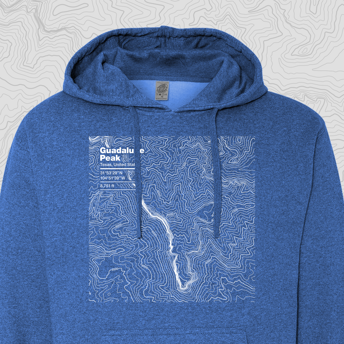 Guadalupe Peak, Texas - Hooded Sweatshirt