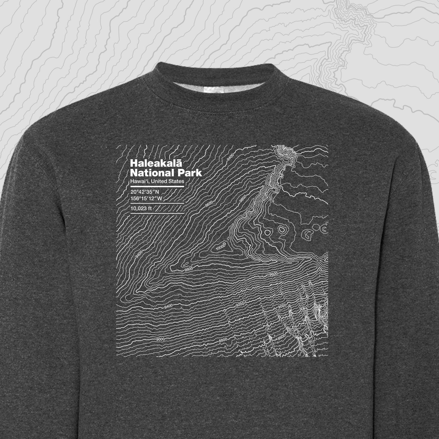 Haleakala National Park, Hawaii - Crewneck Sweatshirt