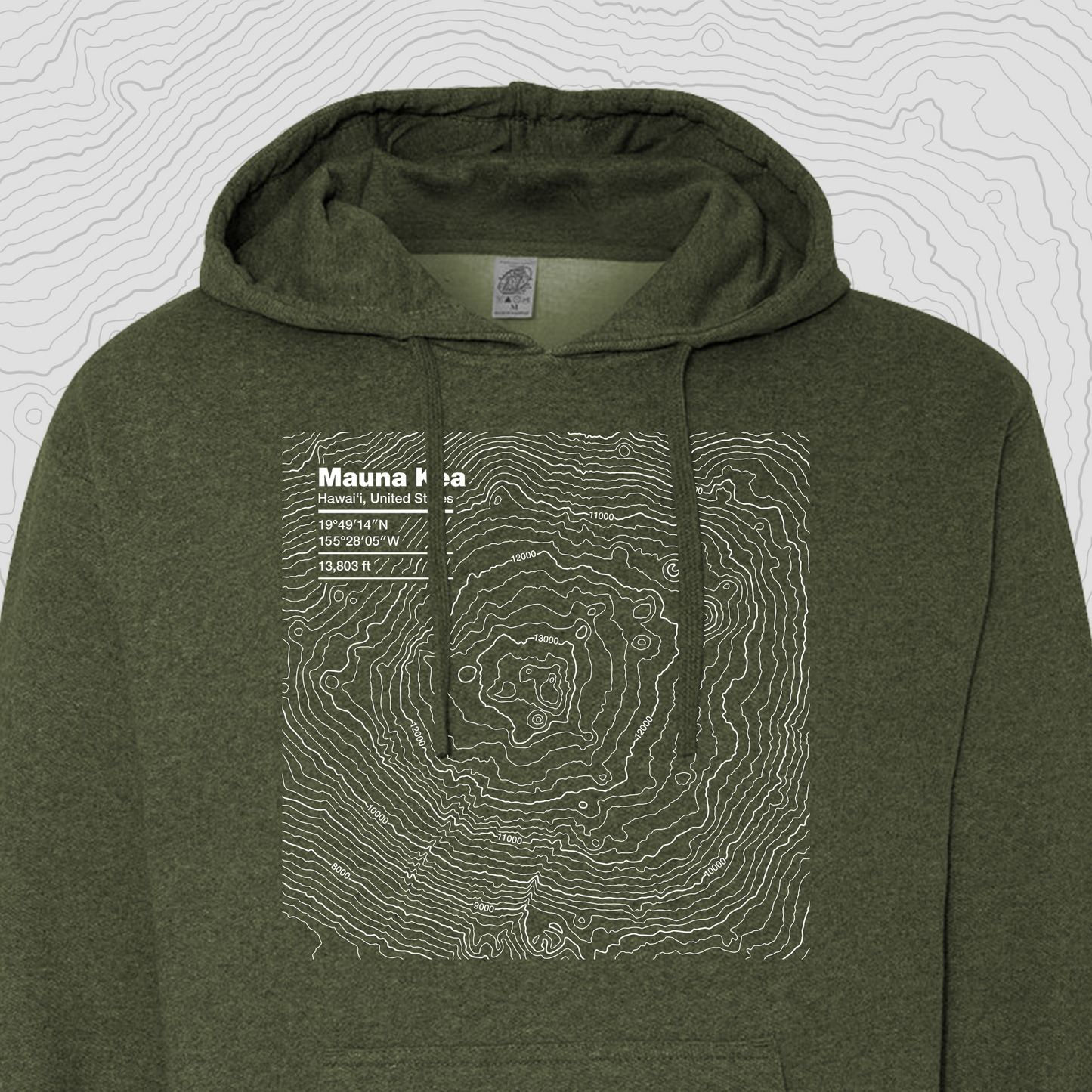 Mauna Kea, Hawaii - Hooded Sweatshirt