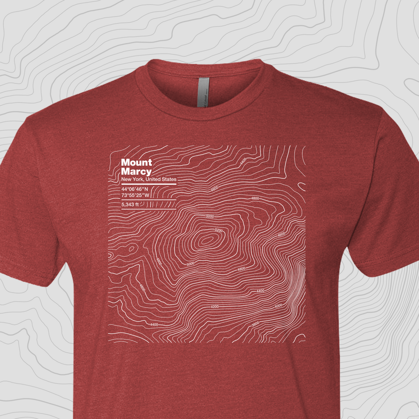 Mount Marcy, New York - Unisex Tee