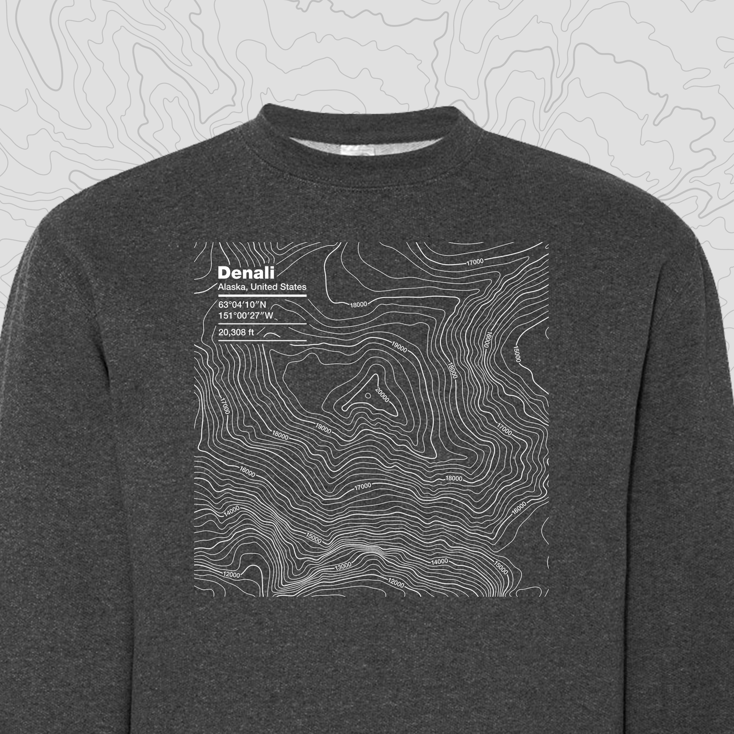 Denali, Alaska - Crewneck Sweatshirt