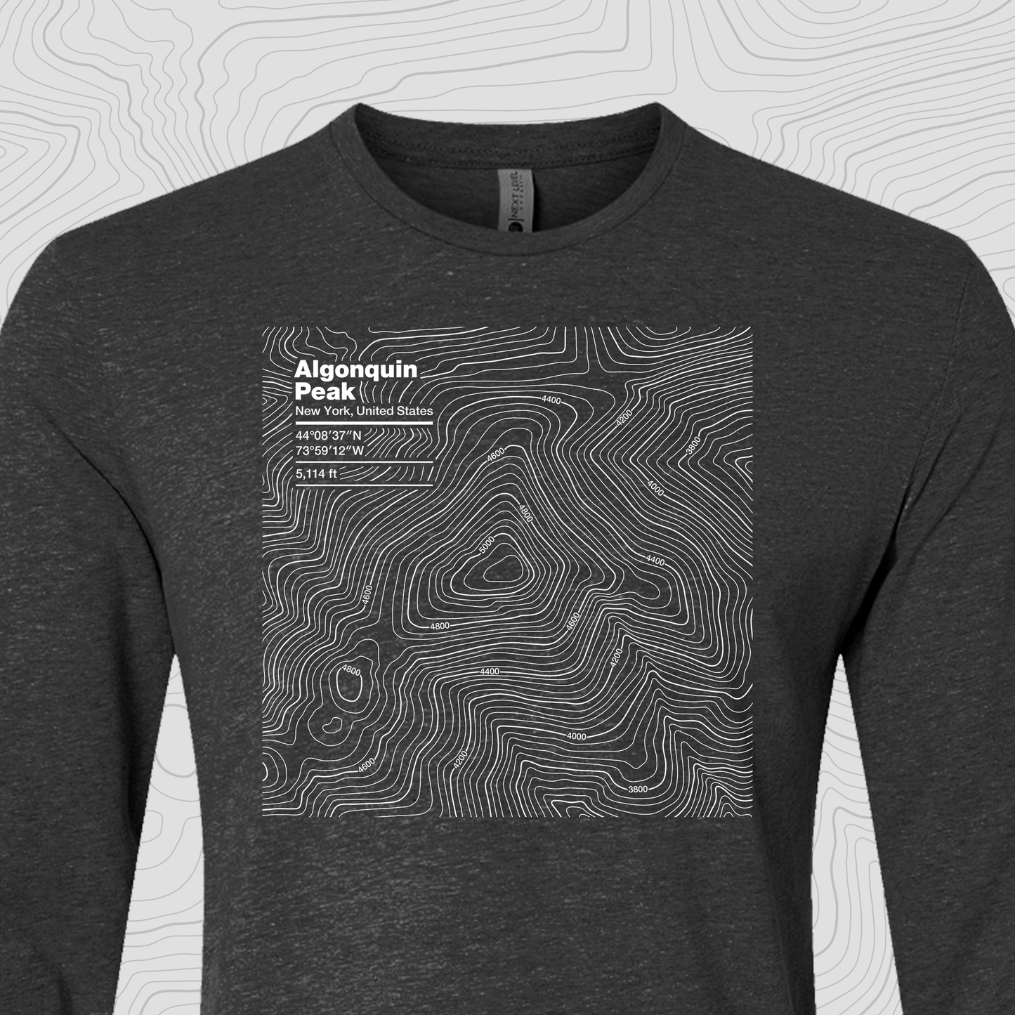 Algonquin Peak, New York - Unisex Long Sleeve Tee