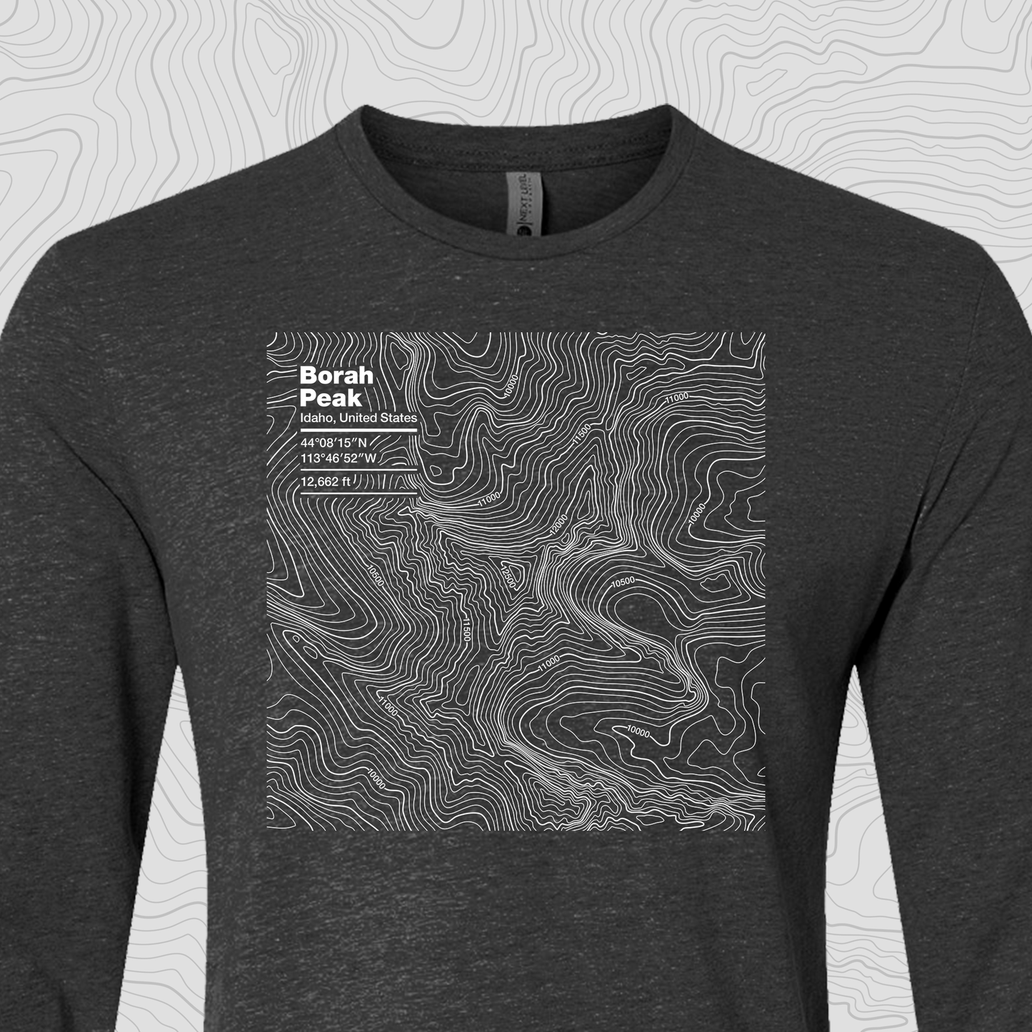 Borah Peak, Idaho - Unisex Long Sleeve Tee