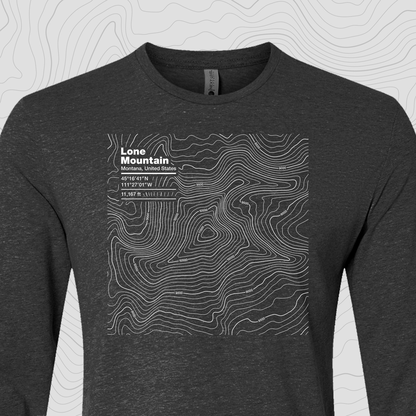 Lone Mountain, Montana - Unisex Long Sleeve Tee