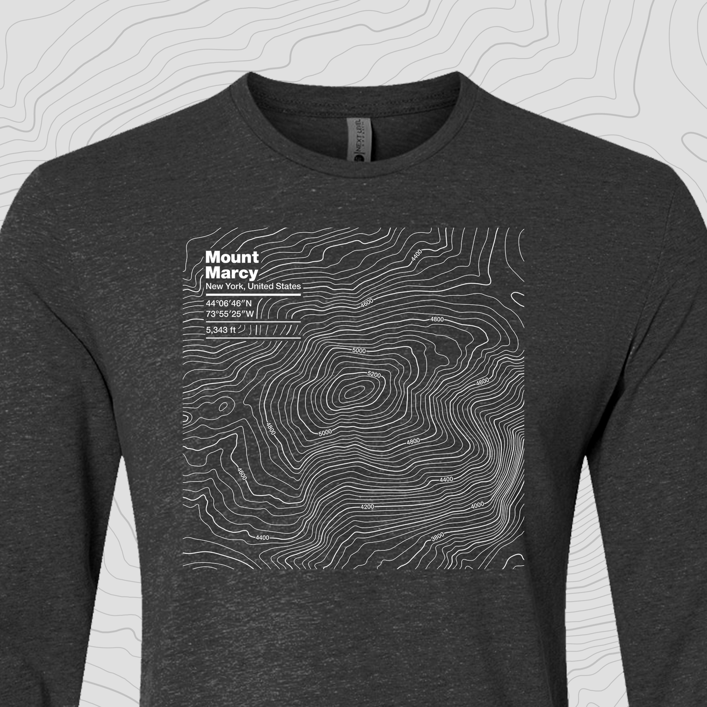 Mount Marcy, New York - Unisex Long Sleeve Tee