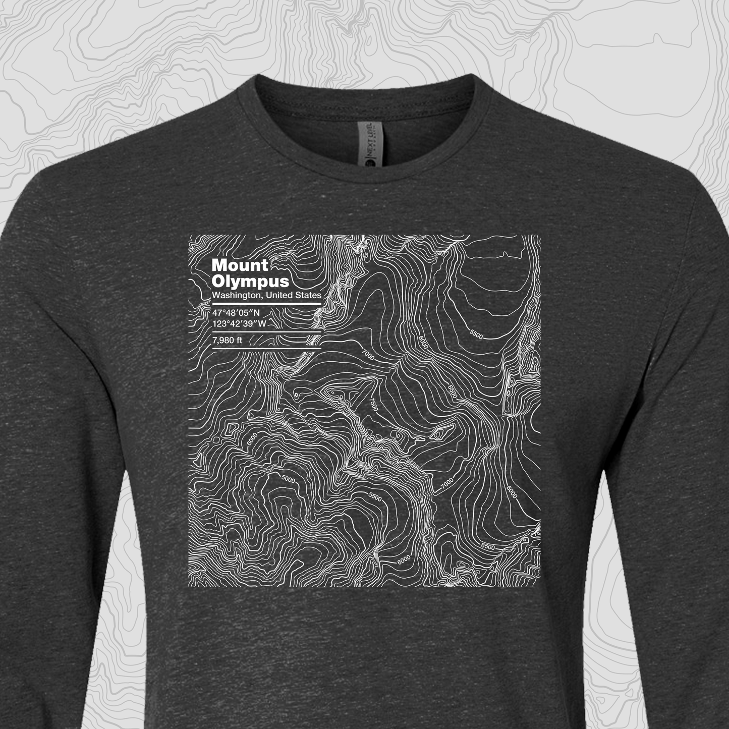 Mount Olympus, Washington - Unisex Long Sleeve Tee