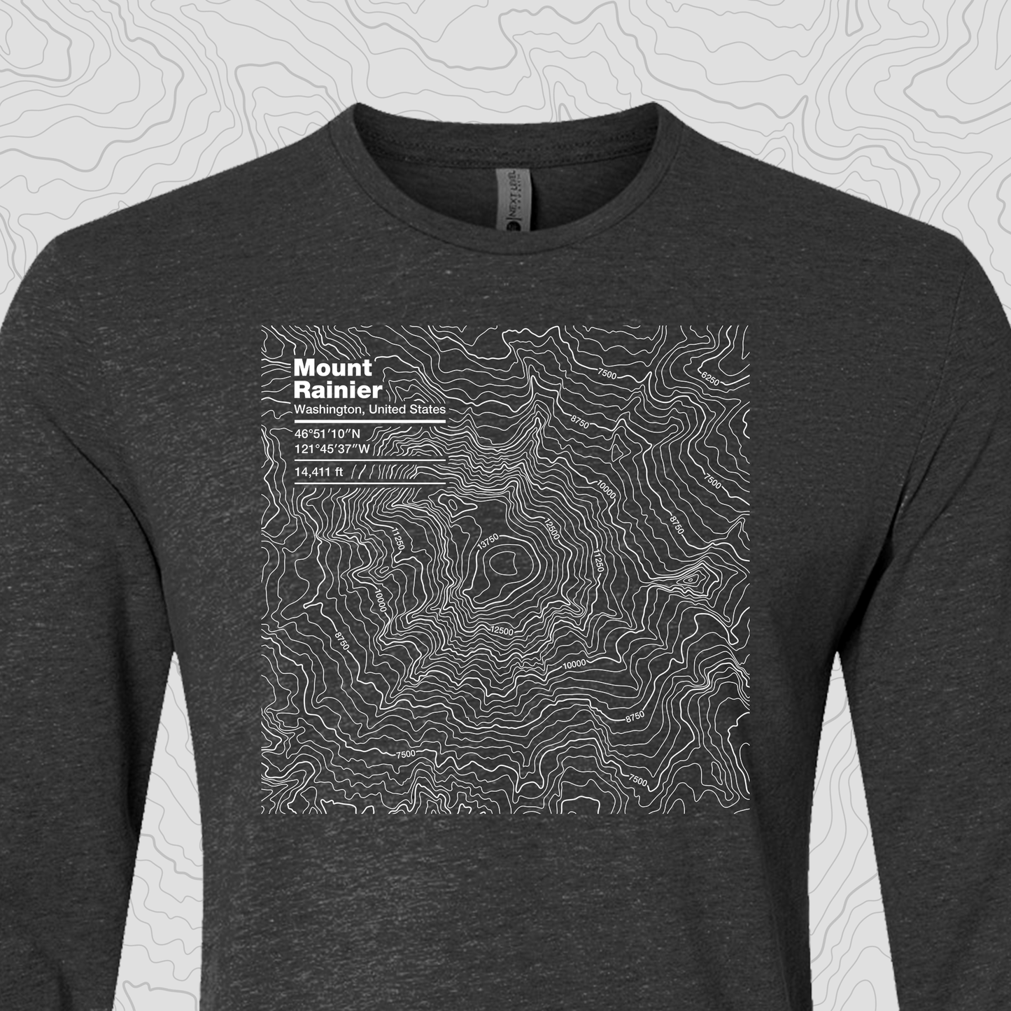 Mount Rainier, Washington - Unisex Long Sleeve Tee