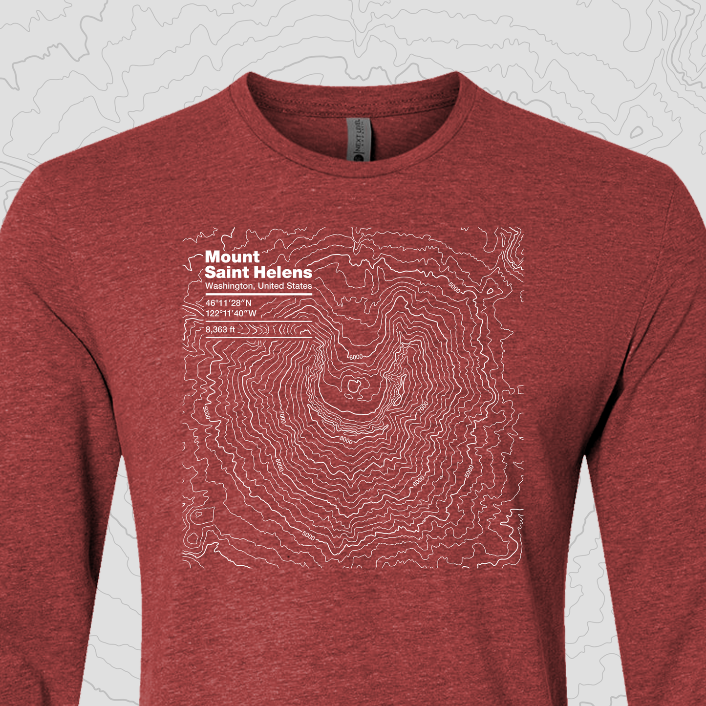 Mount Saint Helens, Washington - Unisex Long Sleeve Tee