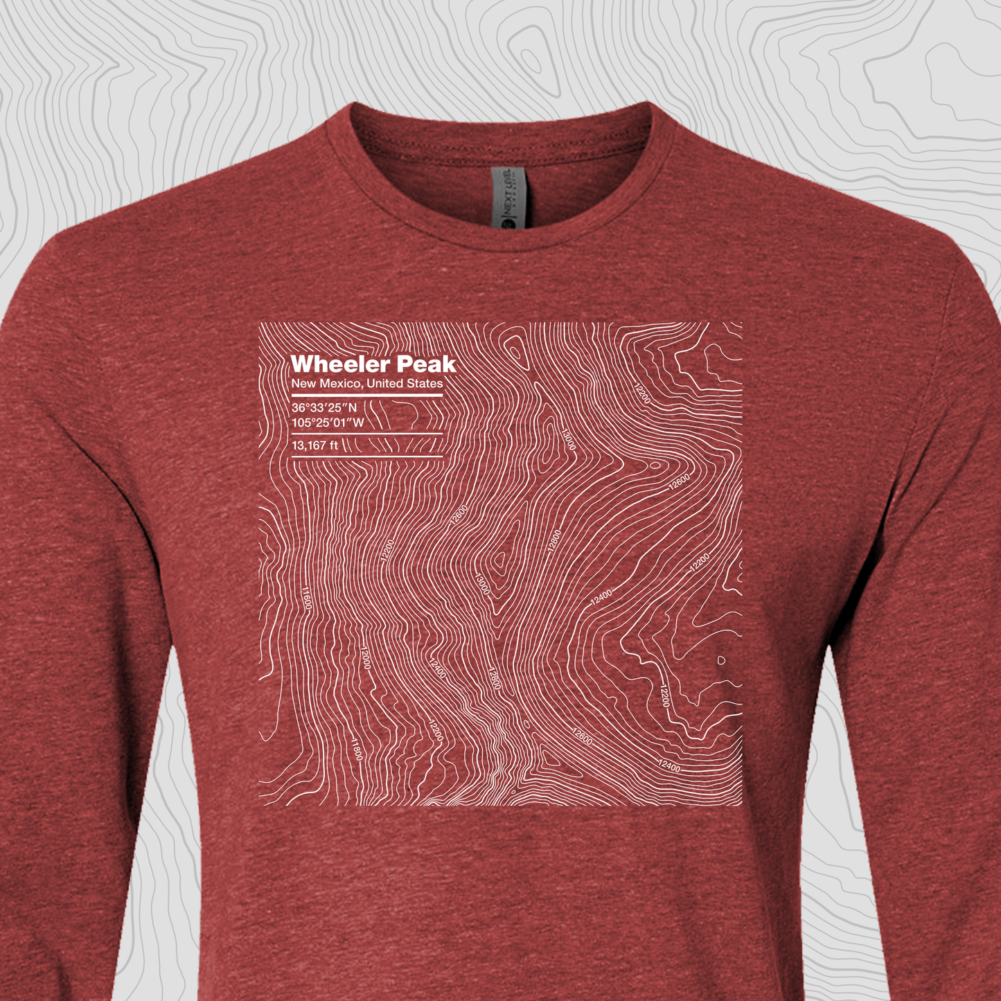 Wheeler Peak, New Mexico - Unisex Long Sleeve Tee