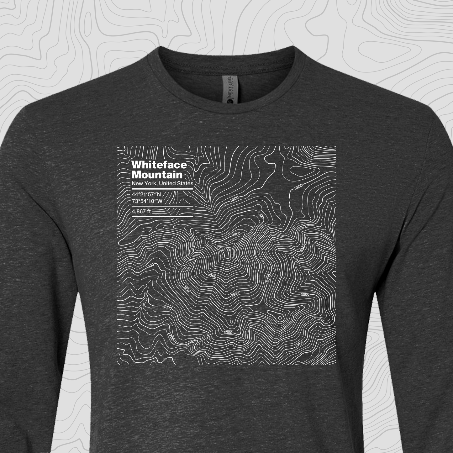 Whiteface Mountain, New York - Unisex Long Sleeve Tee