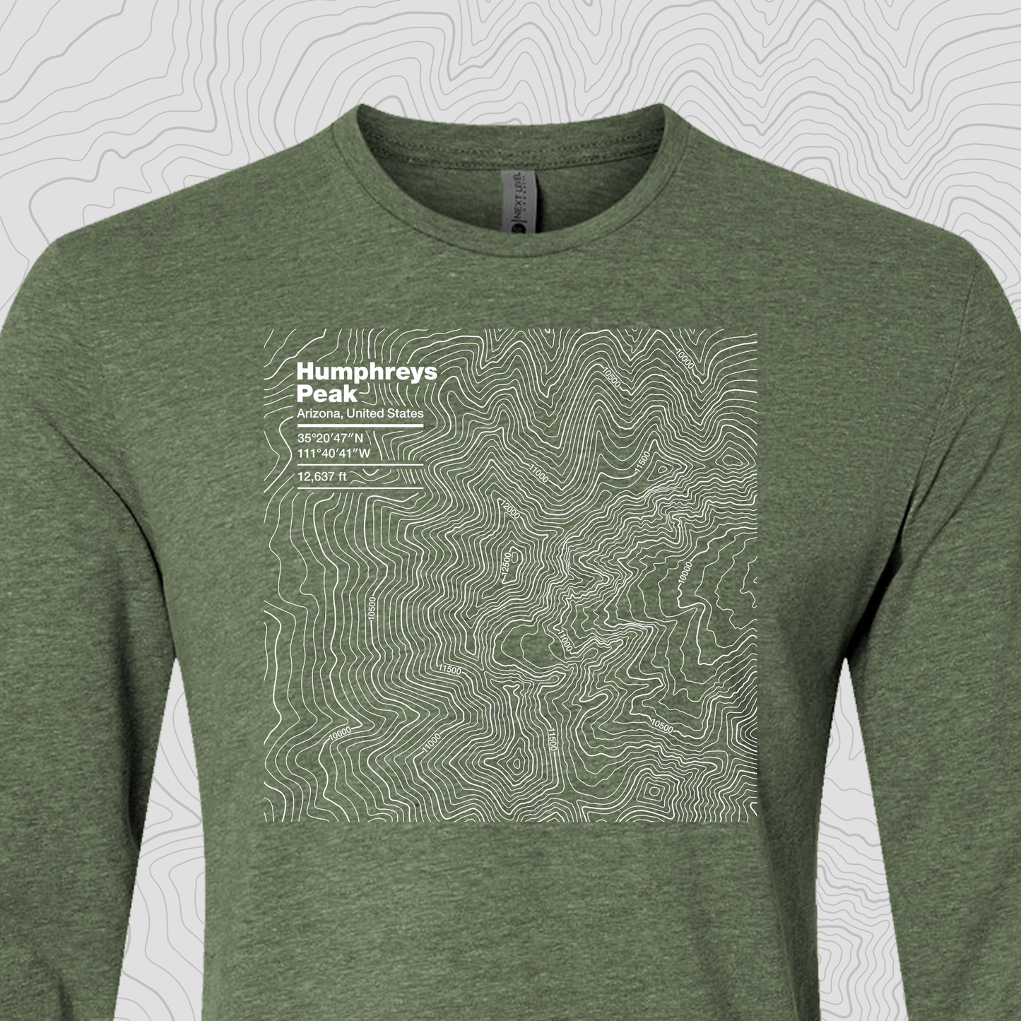 Humphreys Peak, Arizona  - Unisex Long Sleeve Tee