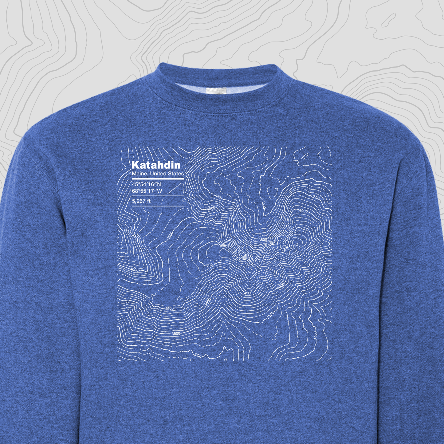 Katahdin, Maine - Crewneck Sweatshirt