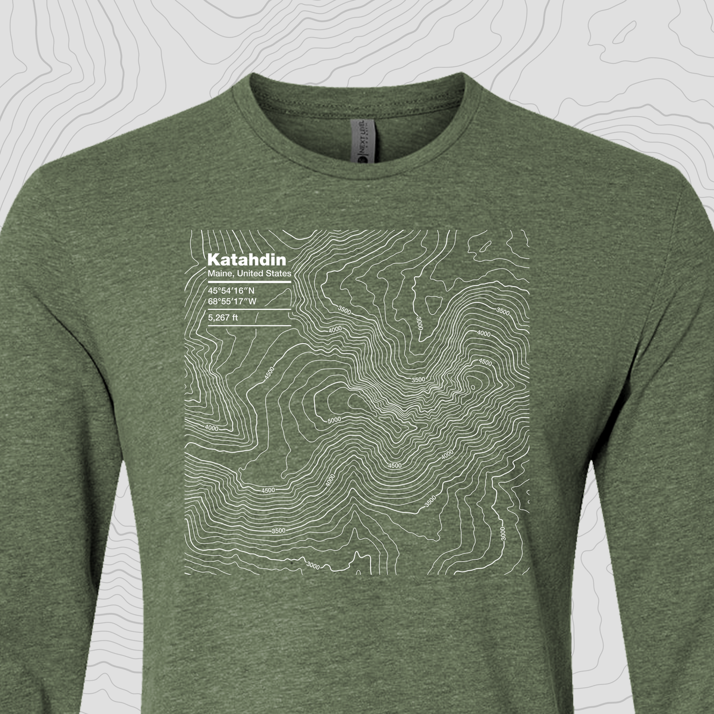 Katahdin, Maine - Unisex Long Sleeve Tee