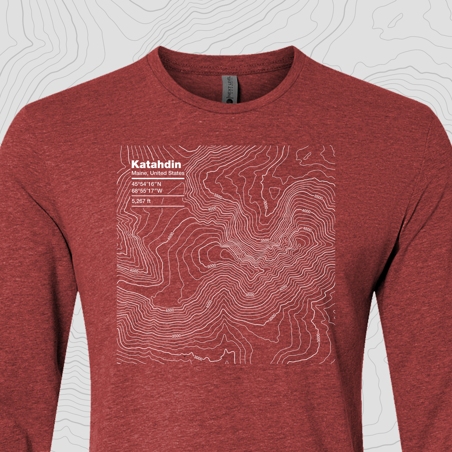 Katahdin, Maine - Unisex Long Sleeve Tee