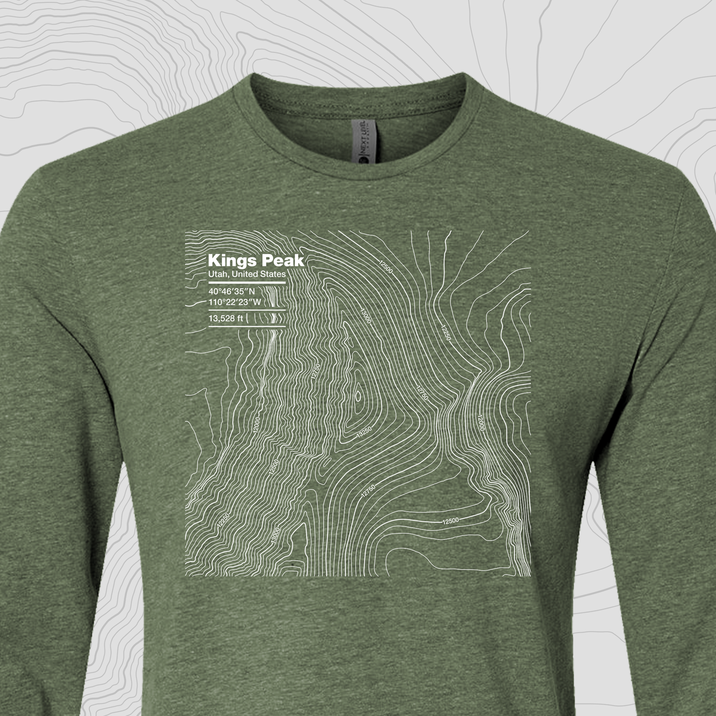 Kings Peak, Utah  - Unisex Long Sleeve Tee