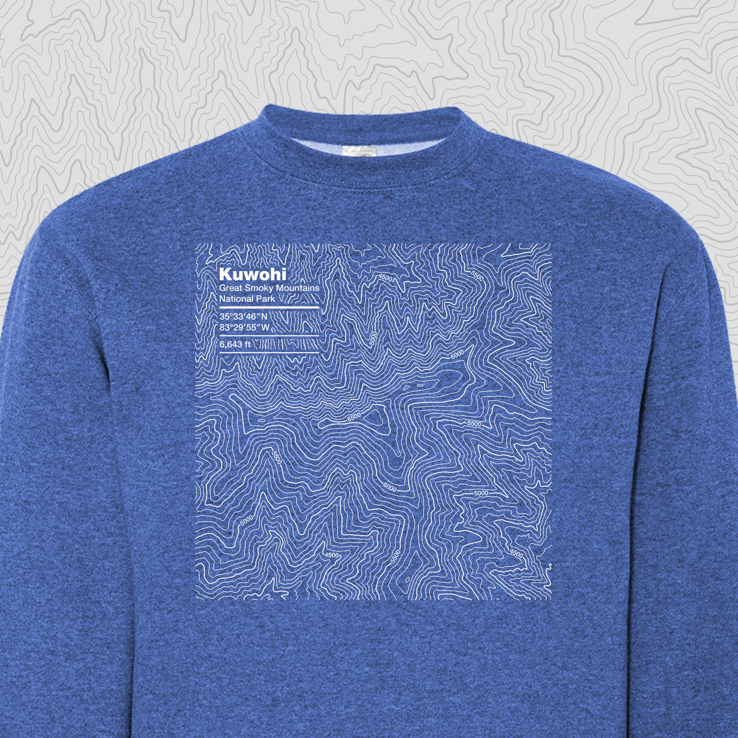 Kuwohi, Great Smoky Mountains National Park - Crewneck Sweatshirt