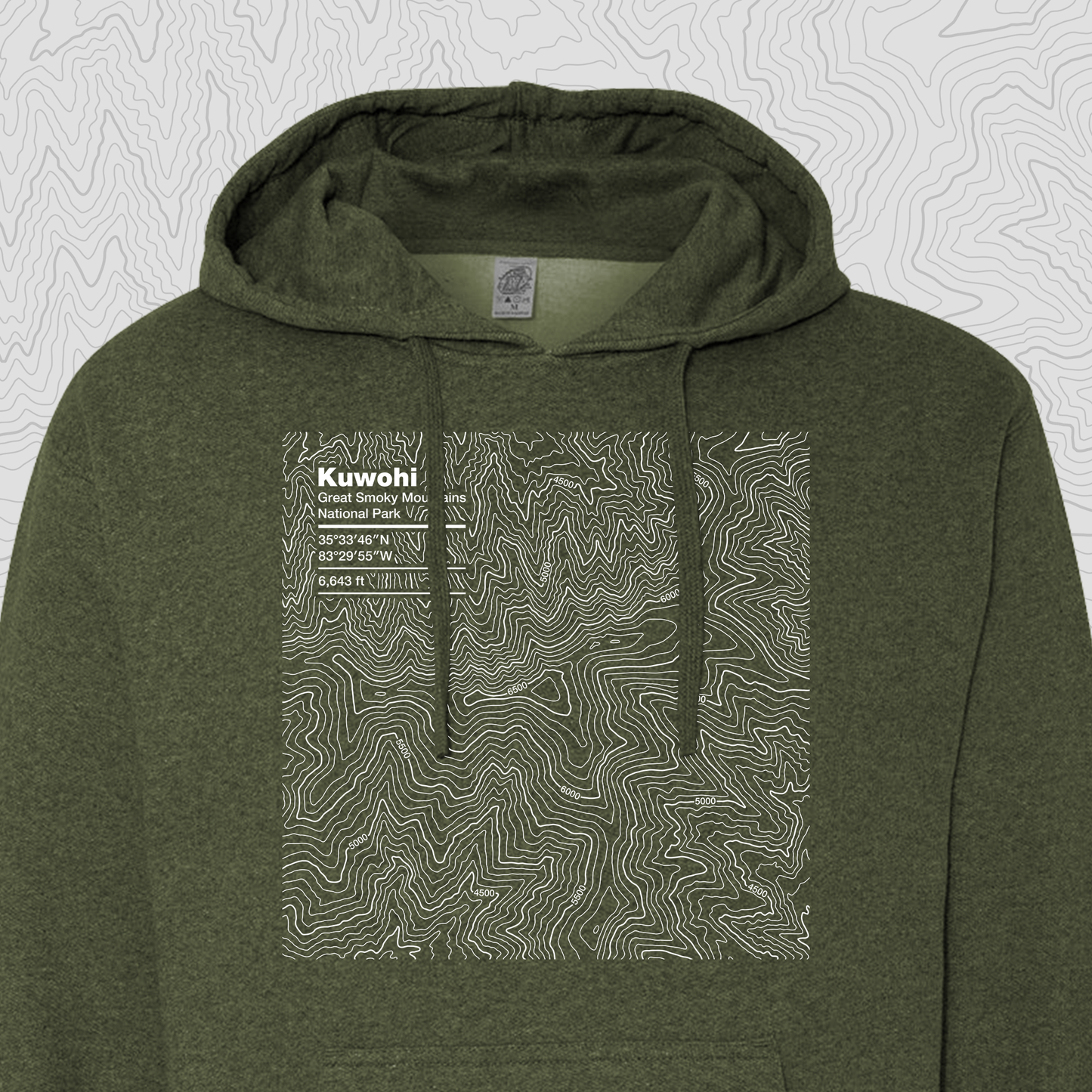Kuwohi, Great Smoky Mountains National Park - Hooded Sweatshirt