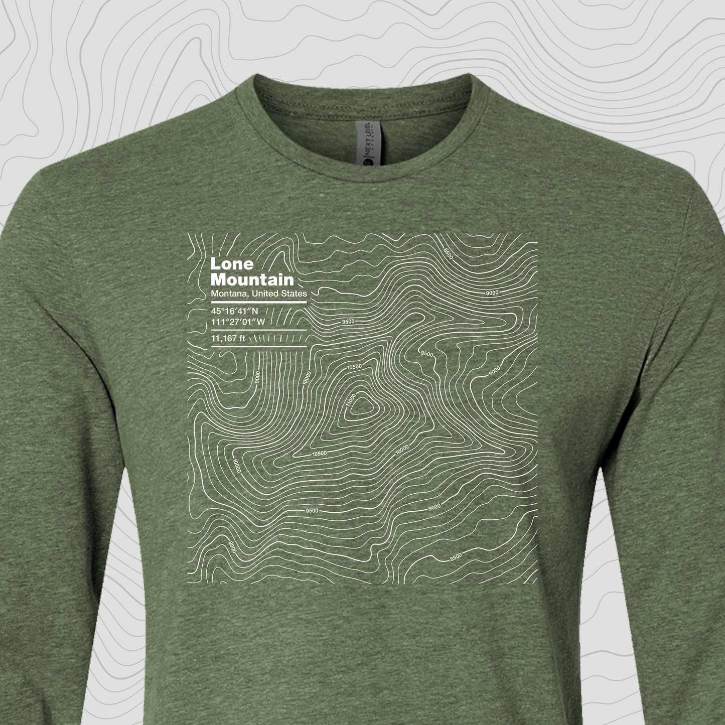 Lone Mountain, Montana - Unisex Long Sleeve Tee