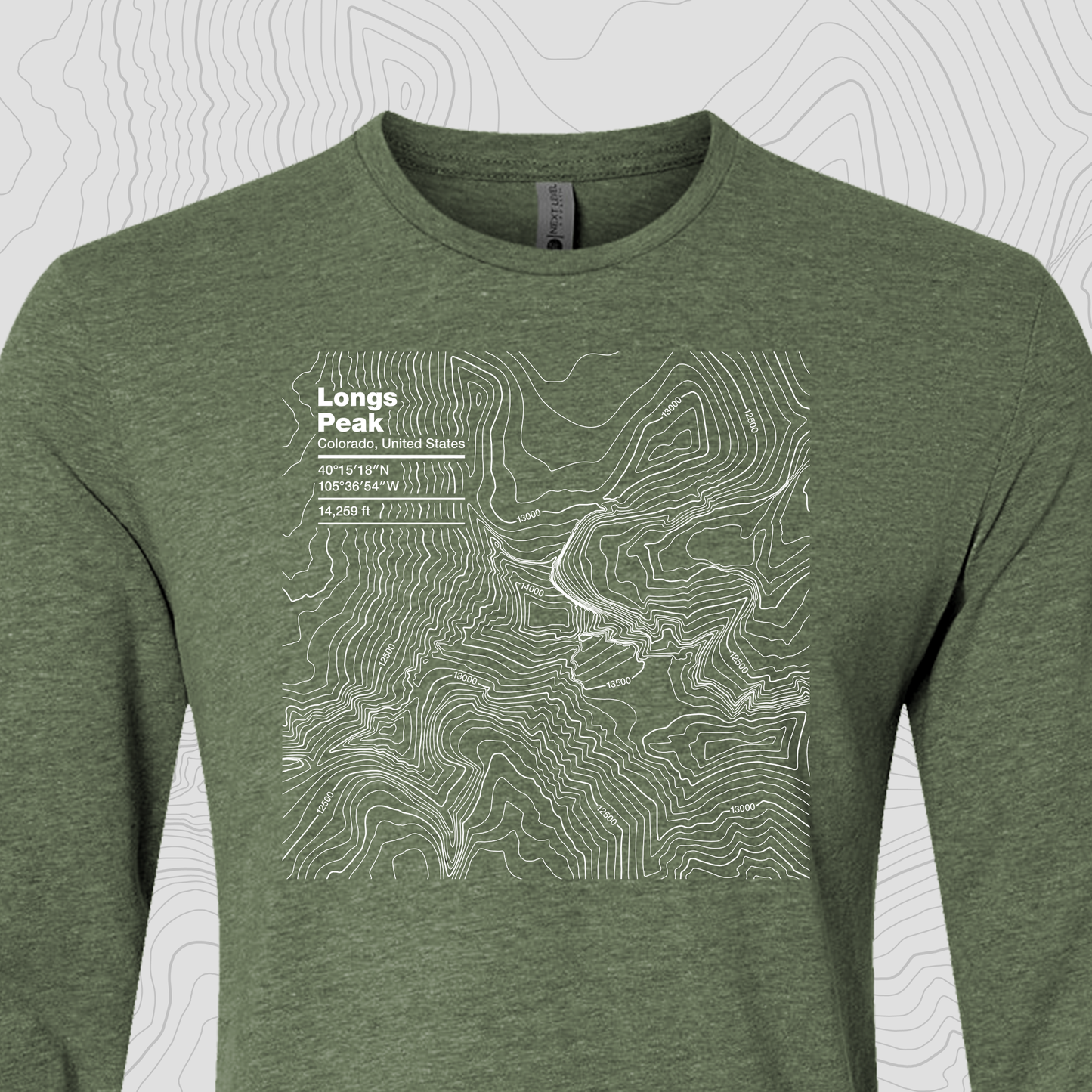 Longs Peak, Colorado - Unisex Long Sleeve Tee