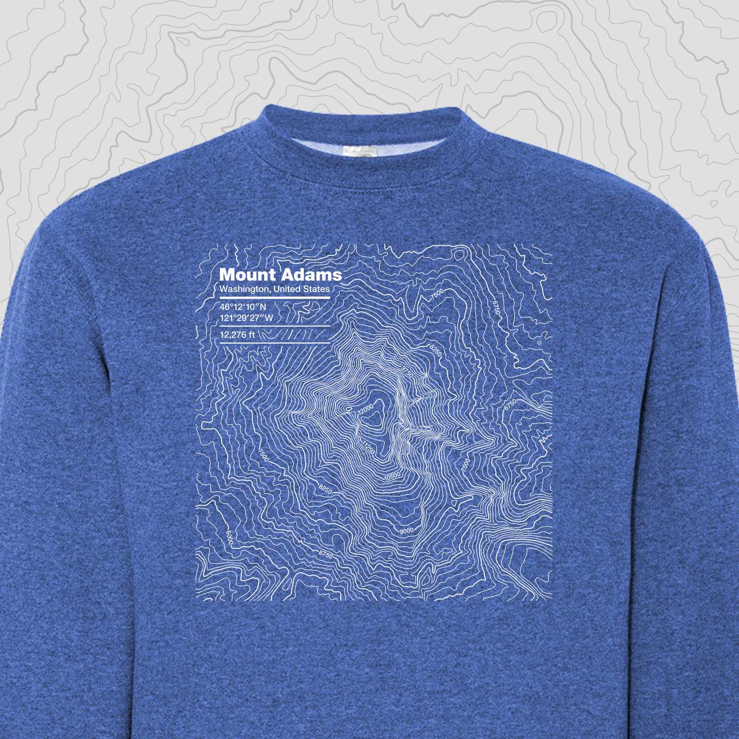 Mount Adams, Washington - Crewneck Sweatshirt
