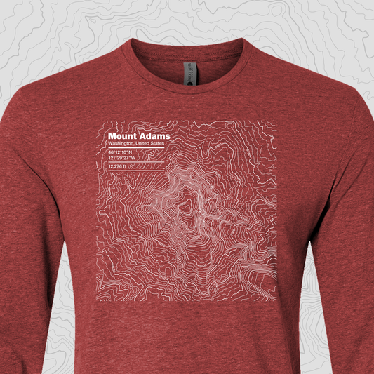 Mount Adams, Washington - Unisex Long Sleeve Tee