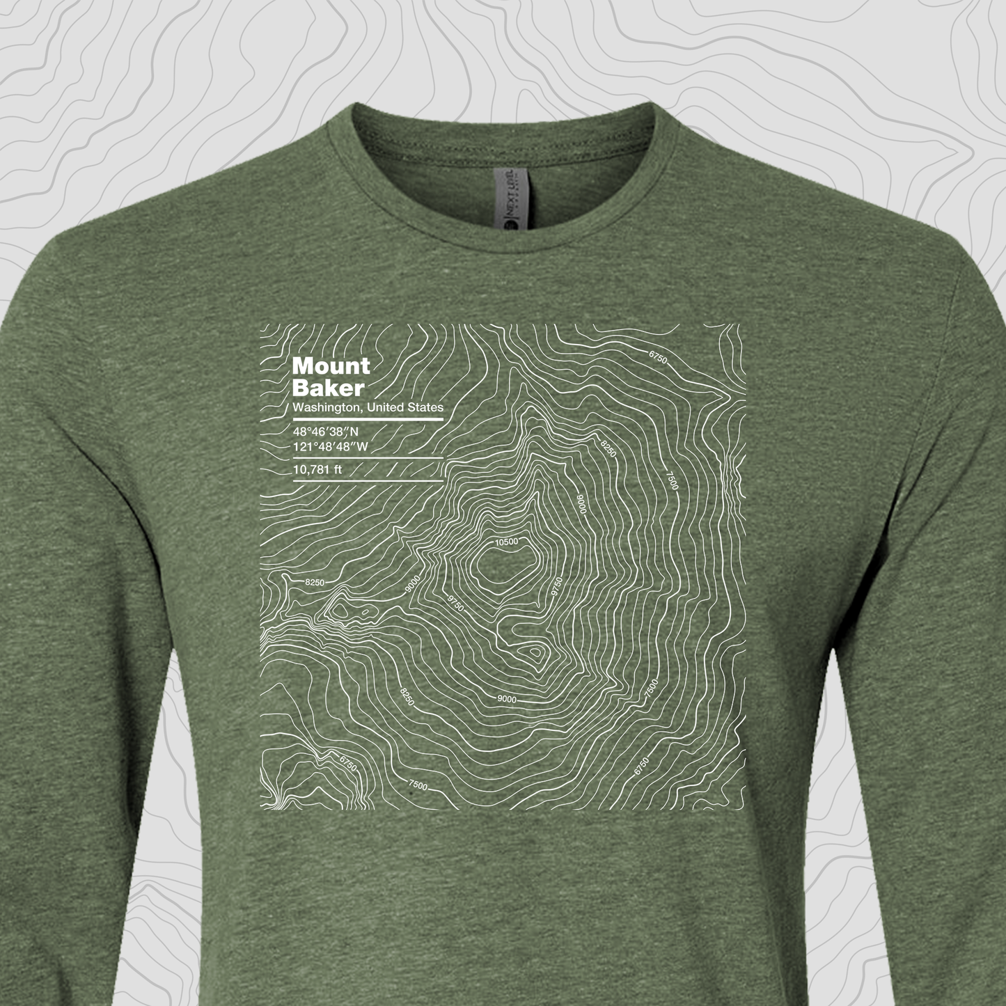 Mount Baker, Washington - Unisex Long Sleeve Tee