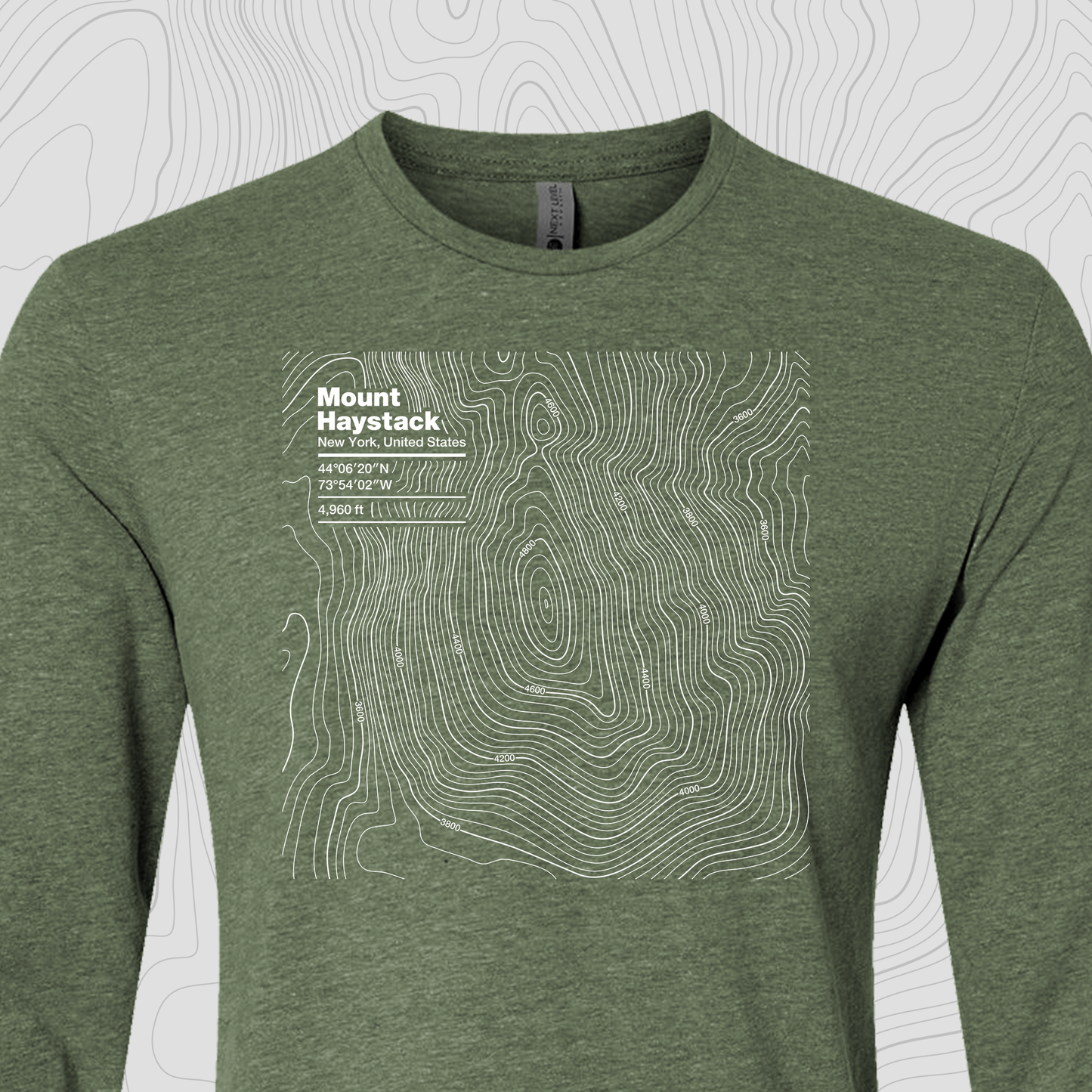 Mount Haystack, New York - Unisex Long Sleeve Tee