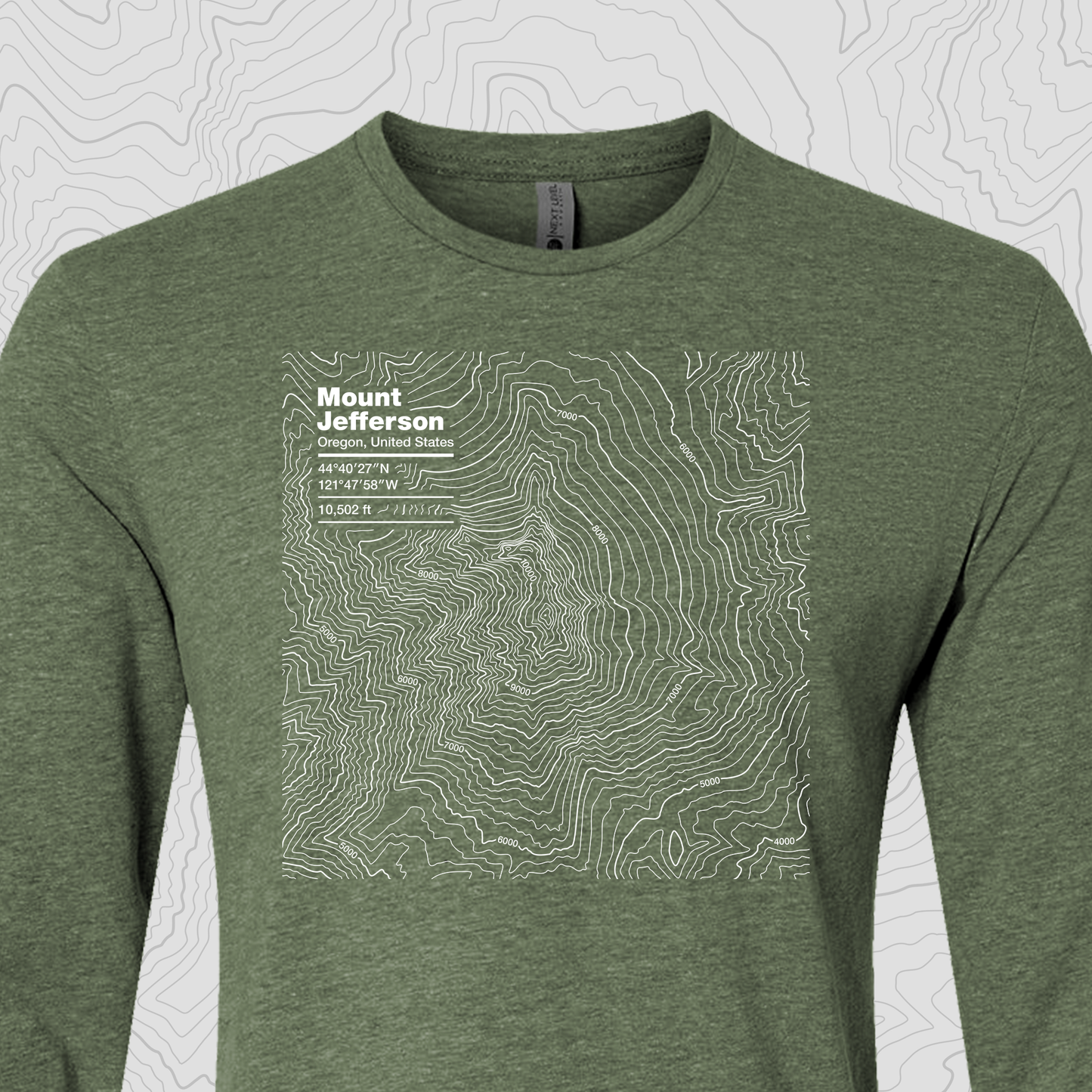 Mount Jefferson, Oregon - Unisex Long Sleeve Tee