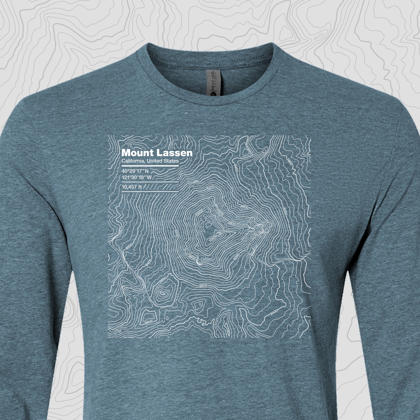 Mount Lassen, California - Unisex Long Sleeve Tee