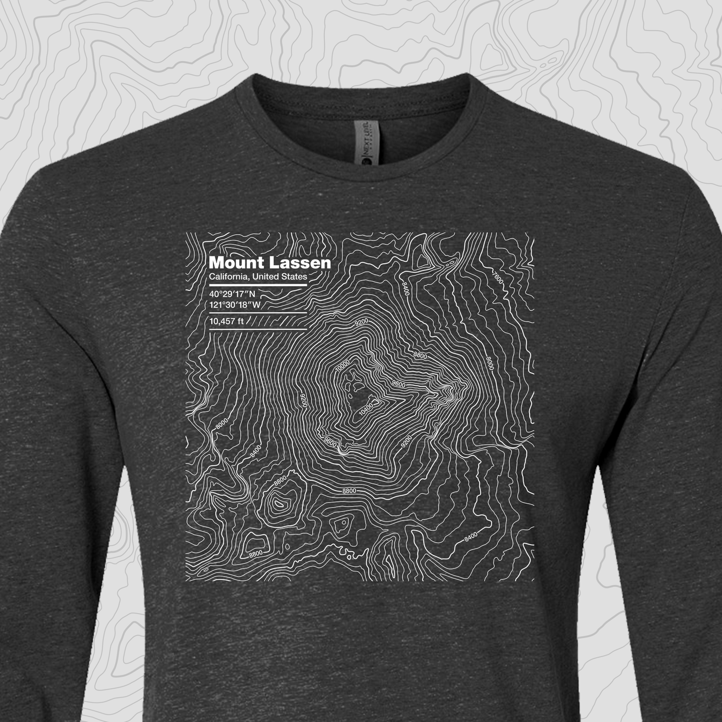 Mount Lassen, California - Unisex Long Sleeve Tee