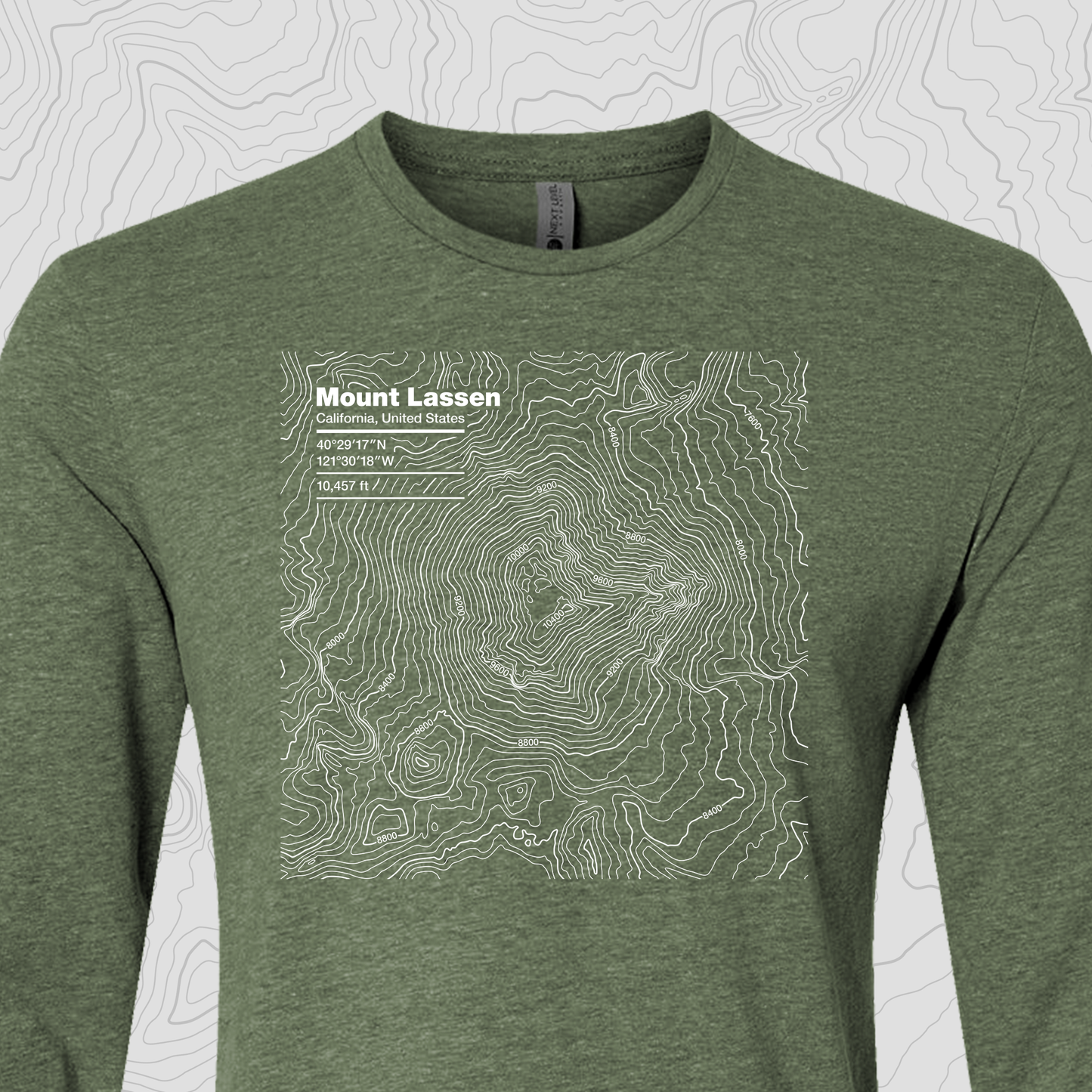 Mount Lassen, California - Unisex Long Sleeve Tee