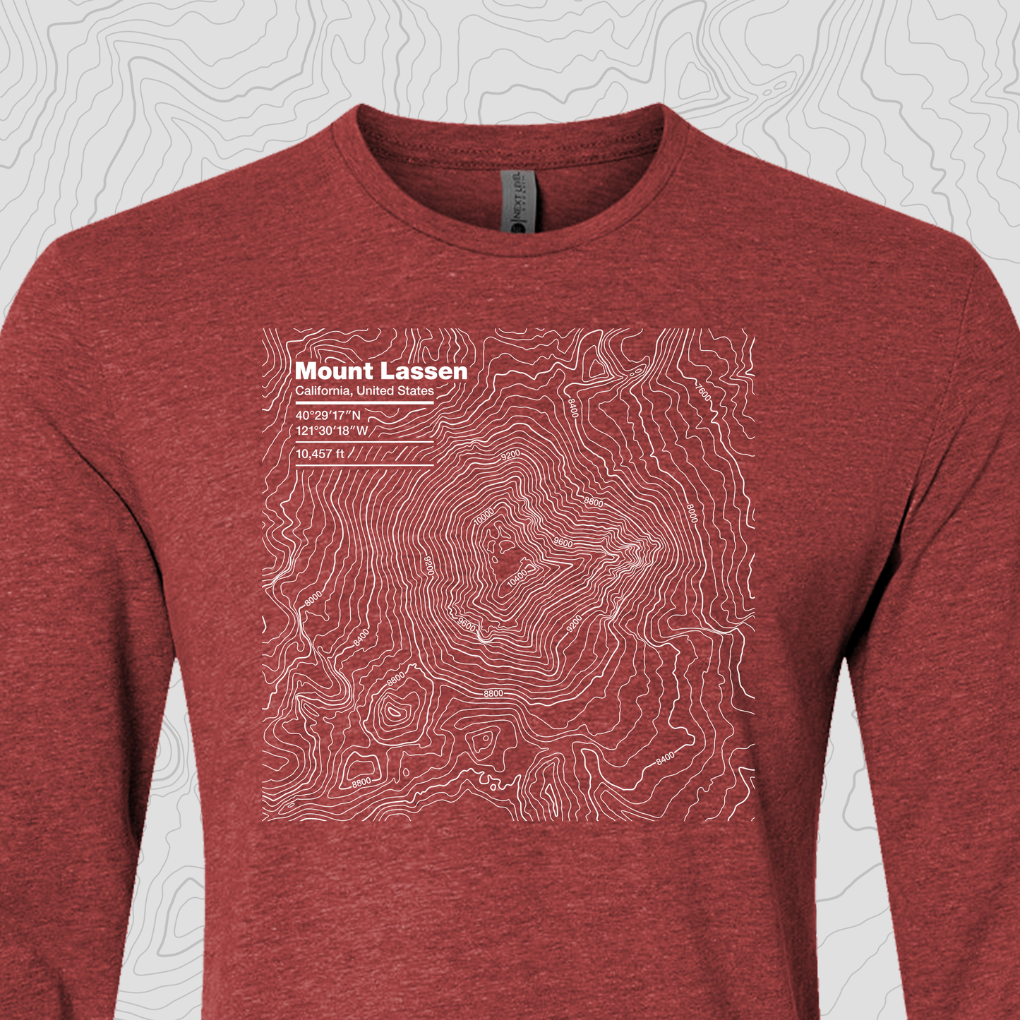 Mount Lassen, California - Unisex Long Sleeve Tee