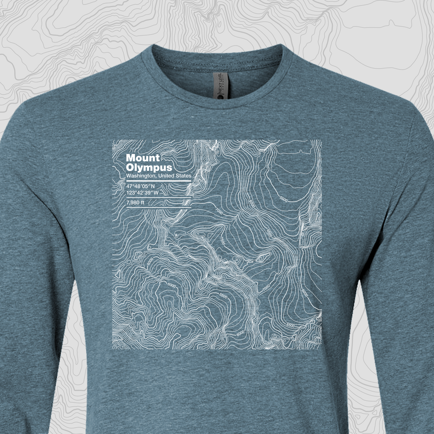 Mount Olympus, Washington - Unisex Long Sleeve Tee