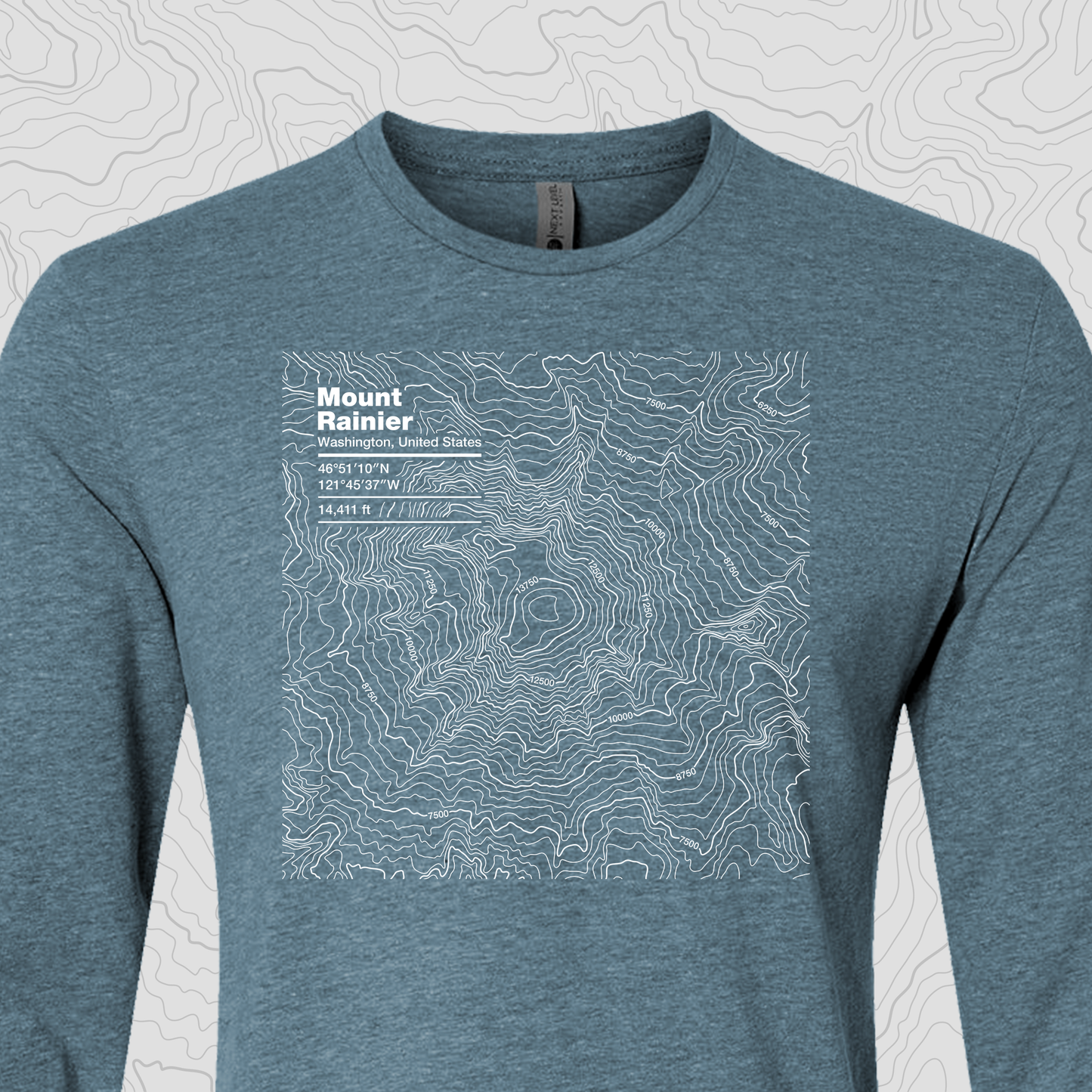 Mount Rainier, Washington - Unisex Long Sleeve Tee