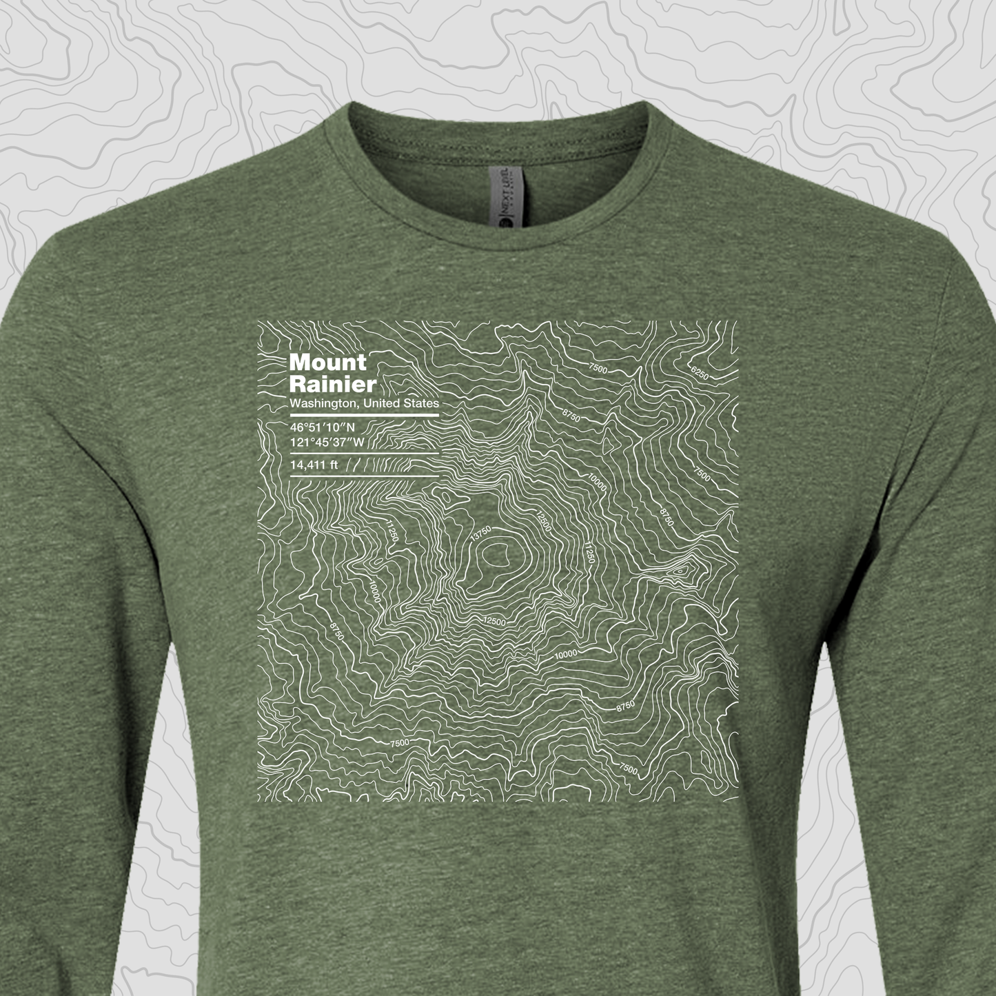 Mount Rainier, Washington - Unisex Long Sleeve Tee