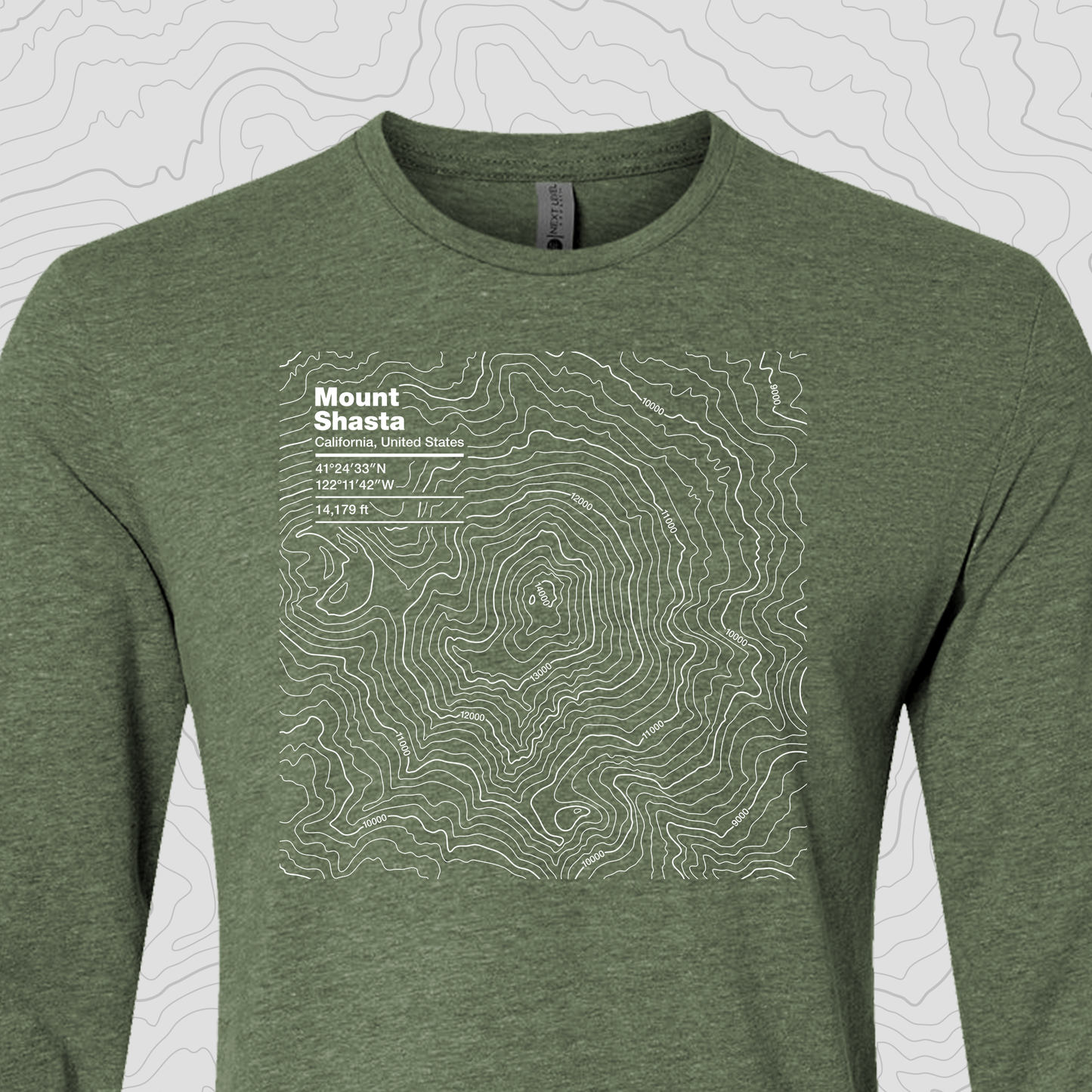 Mount Shasta, California - Unisex Long Sleeve Tee