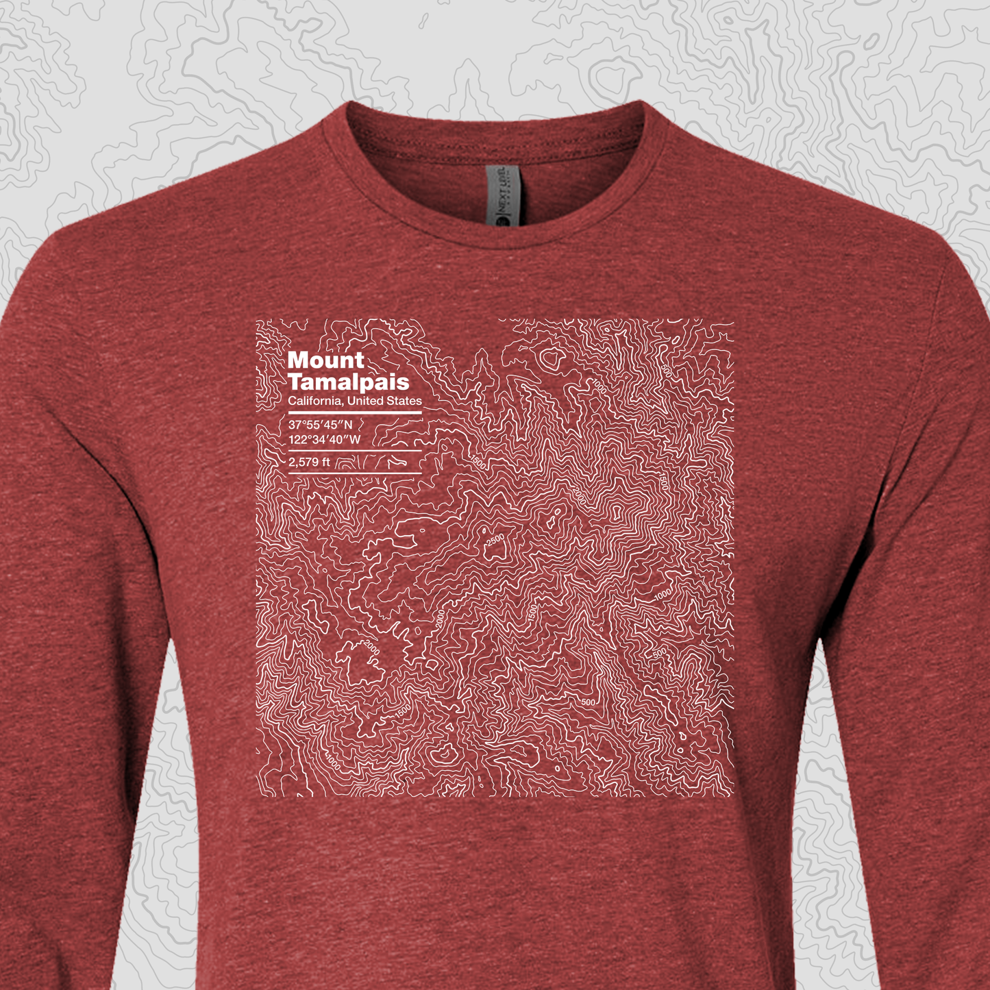 Mount Tamalpais, California - Unisex Long Sleeve Tee