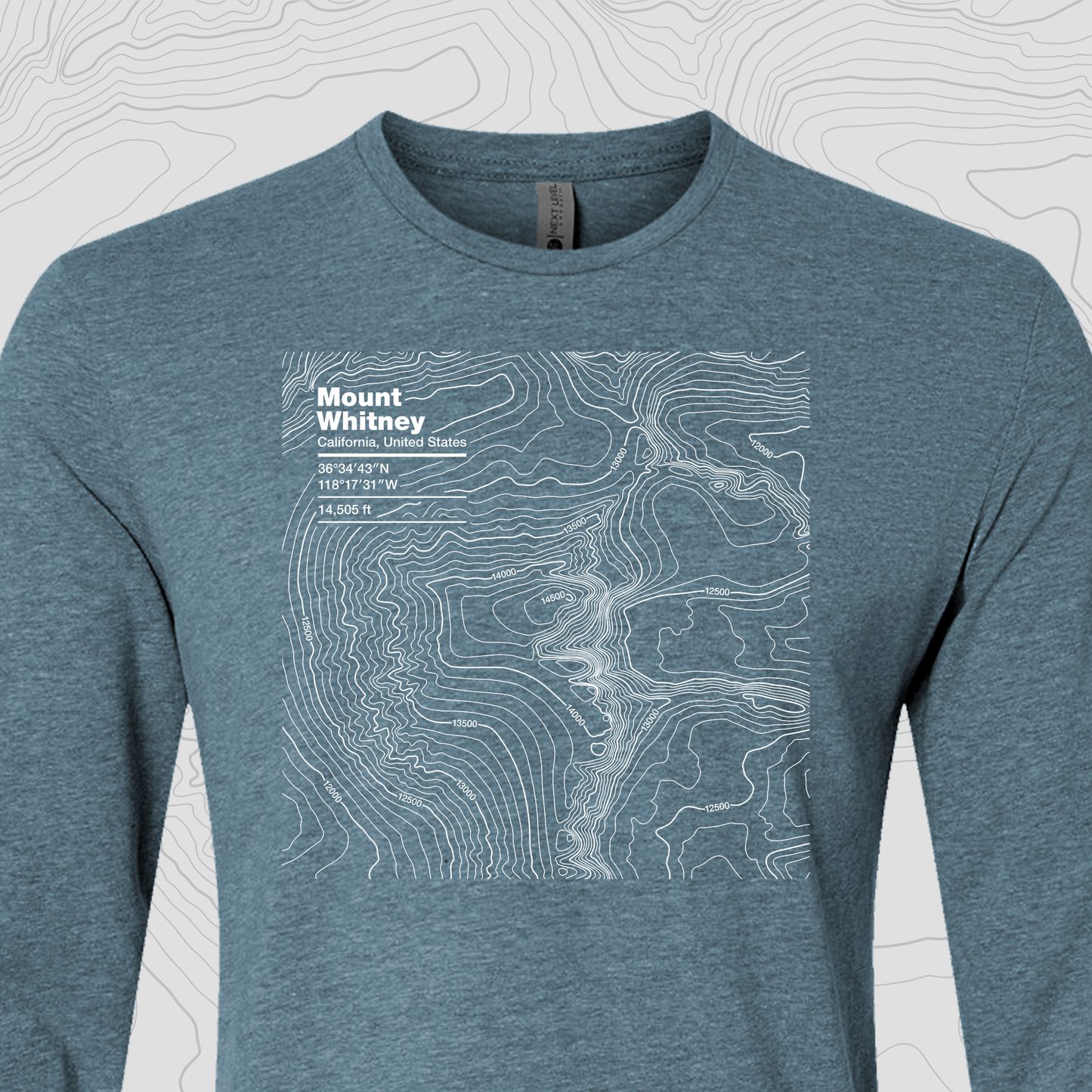 Mount Whitney, California - Unisex Long Sleeve Tee