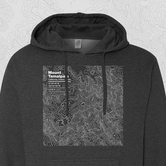 Mount Tamalpais, California - Hooded Sweatshirt